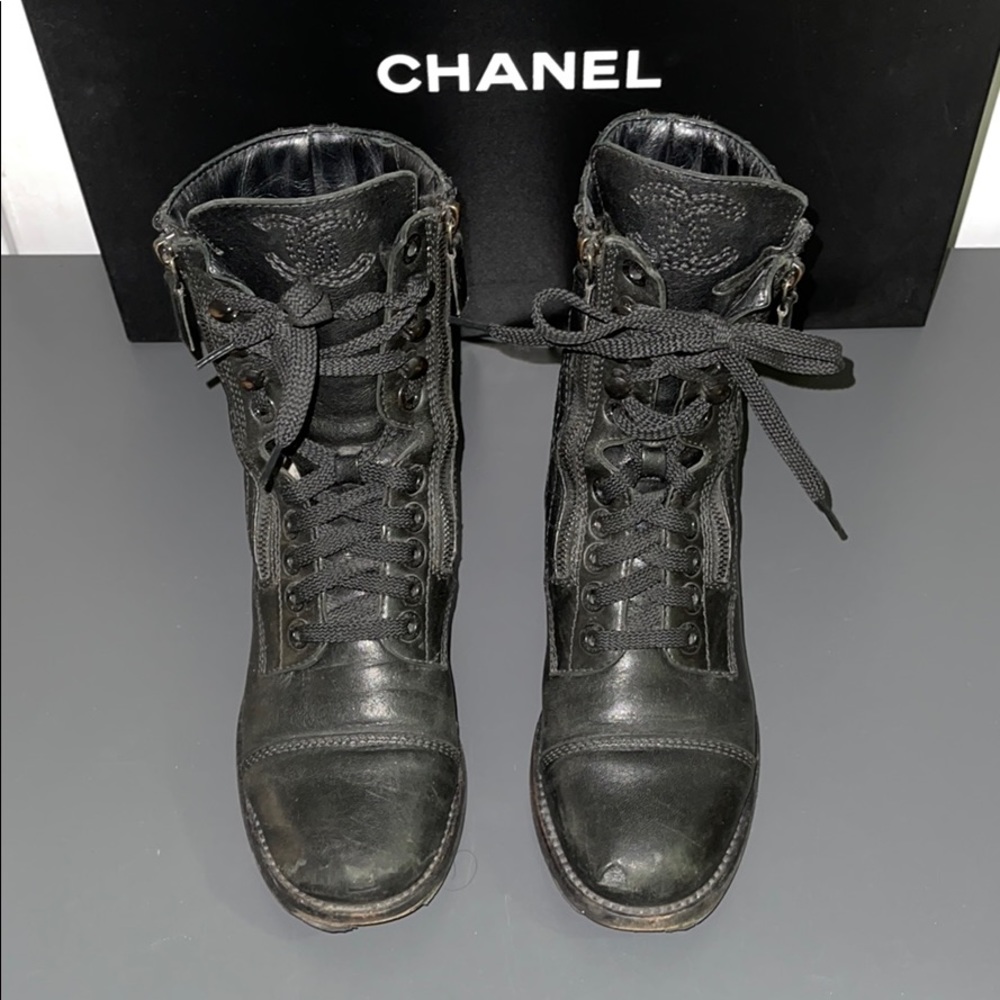 Chanel Combat boots
